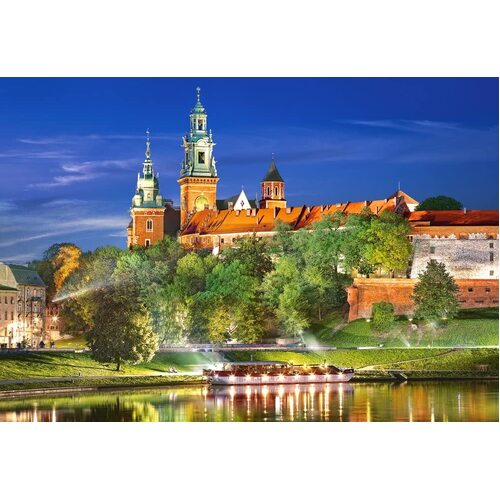 Castorland - Wawel Castle By Night, Poland Puzzle 1000pc