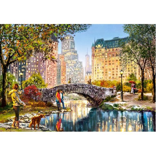 Castorland - Evening Walk Through Central Park Puzzle 1000pc