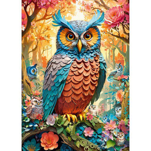 Cherry Pazzi - Quilled Owl Puzzle 1000pc