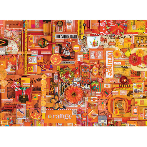 Cobble Hill - Rainbow Project Puzzle Orange 1000pc