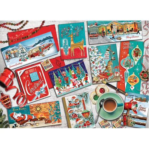 Cobble Hill - Mid Mod Season's Greetings Puzzle 1000pc