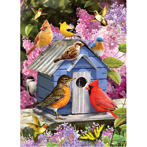 Cobble Hill - Spring Birdhouse Puzzle 500pc