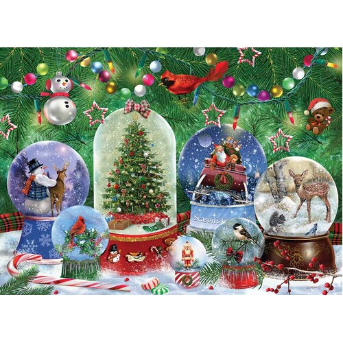 Cobble Hill - Snow Globes Puzzle 500pc