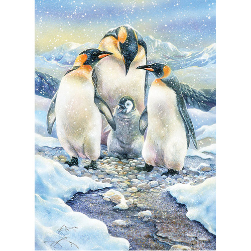 Cobble Hill - Penguin Family Puzzle 350pc