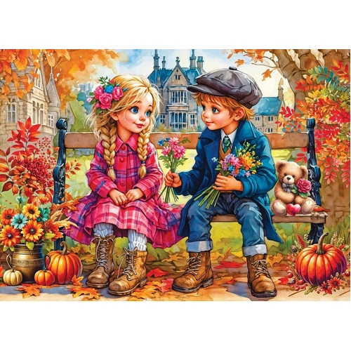 Delfy - Autumn's Tender Gesture Puzzle 1000pc