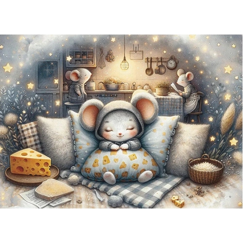 Delfy - Snuggled In Comfort Puzzle 1000pc