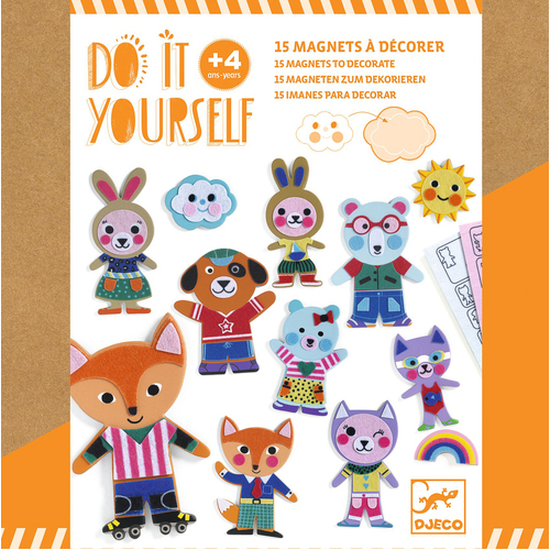 Djeco - Do It Yourself Funky Family Magnets