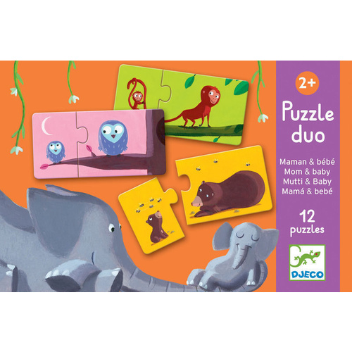 Djeco - Mum & Baby Duo Puzzles (DAMAGED BOX)