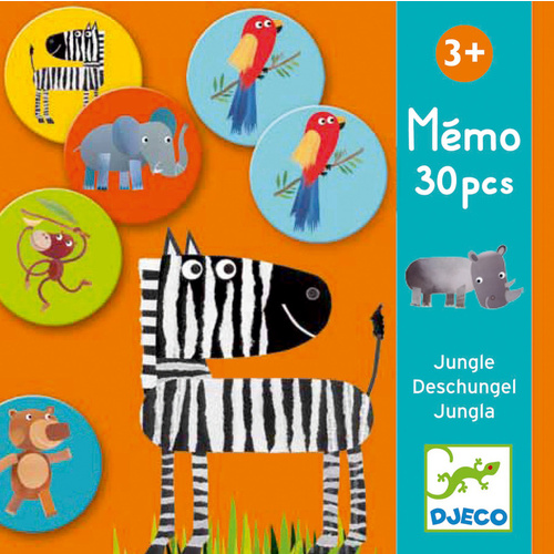 Djeco - Memo Jungle (DAMAGED BOX)