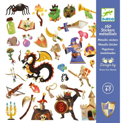 Djeco - Medieval Fantasy Stickers