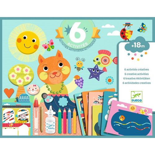 Djeco - The Cat and His Friends Multi Craft Kit