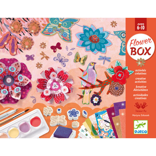 Djeco - The Flower Garden Multi Craft Box Set