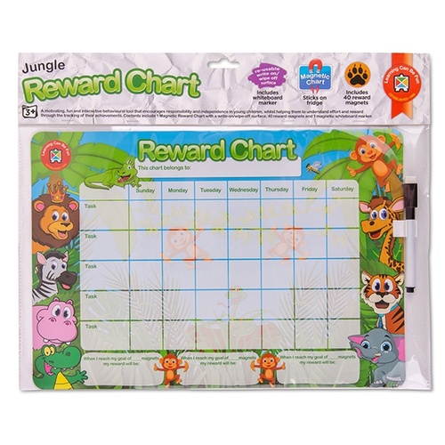 Learning Can Be Fun - Jungle Magnetic Reward Chart (DAMAGED PACKAGING)