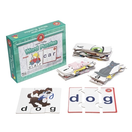 Learning Can Be Fun - Three Letter Word Puzzles (DAMAGED BOX)