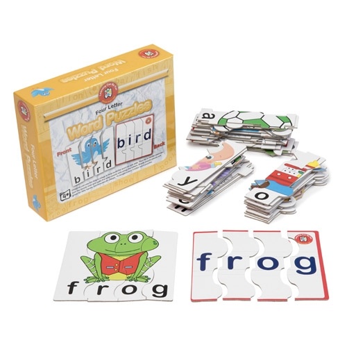 Learning Can Be Fun - Four Letter Word Puzzles (DAMAGED BOX)