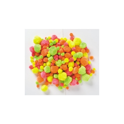 EC - Pom Poms Neon Colours (300 pieces)