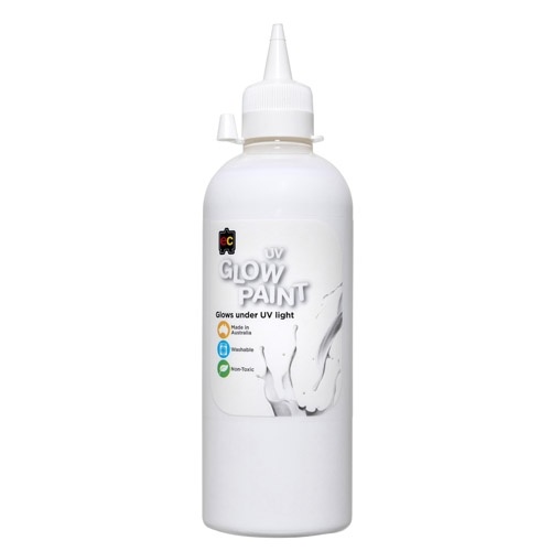 EC - UV Glow Paint 500ml White