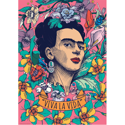 Educa - Viva La Vida, Frida Kahlo Puzzle 500pc