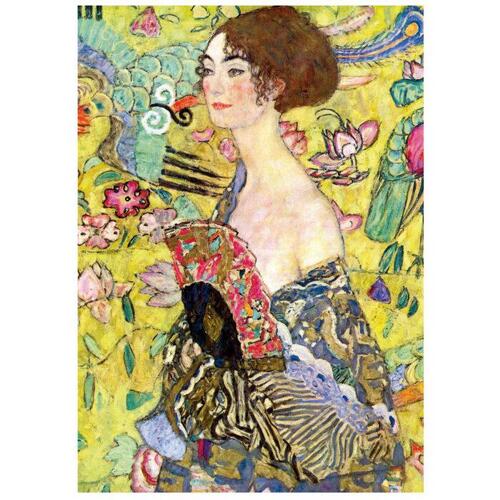 Educa - Gustav Klimt Lady With A Fan Puzzle 1000pc