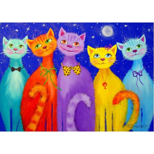 Enjoy - Smiling Cats Puzzle 1000pc