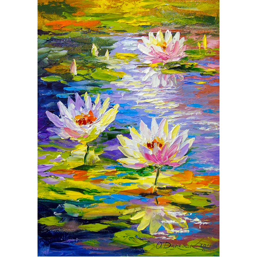 Enjoy - Water Lilies in the Pond Puzzle 1000pc