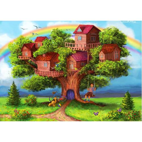 Enjoy - Treehouses Puzzle 1000pc