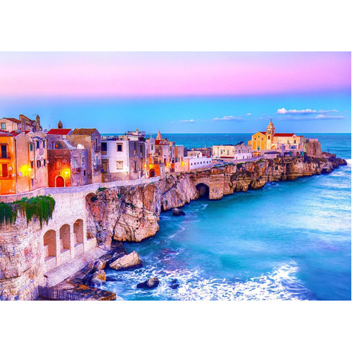 Enjoy - Vieste on the Rocks, Italy Puzzle 1000pc