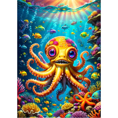 Enjoy - Cute Octopus Puzzle 1000pc