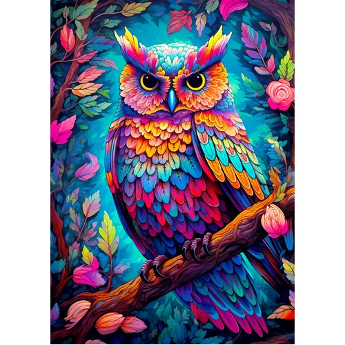 Enjoy - Dazzling Owl Puzzle 1000pc