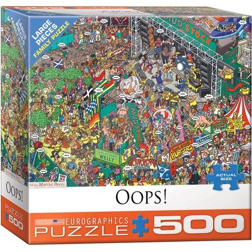 Eurographics - Oops! Large Piece Puzzle 500pc 