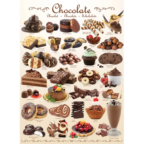 Eurographics - Chocolate Puzzle 1000pce