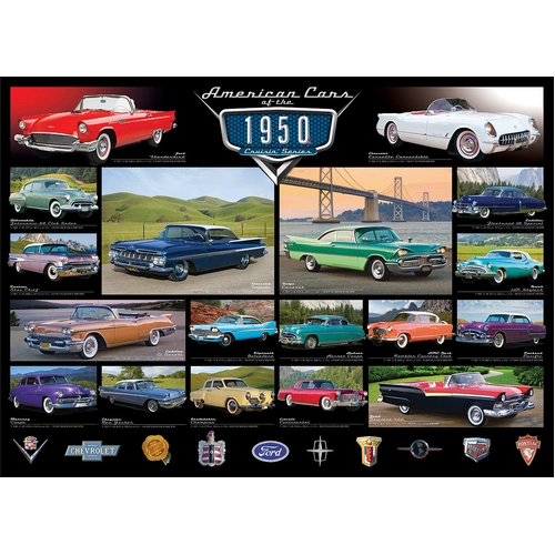 Eurographics - Crusin' Classics 1950's Puzzle 1000pc