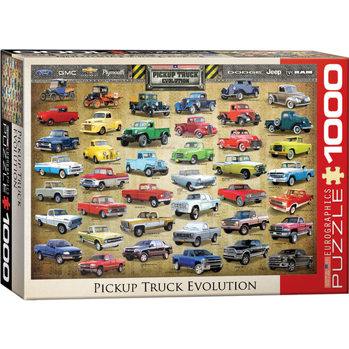 Eurographics - Pick-up Truck Evolution Puzzle 1000pc