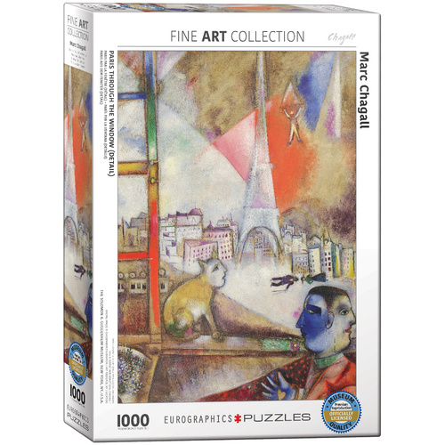 Eurographics - Chagall, Paris through the Window Puzzle 1000pc