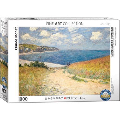 Eurographics - Monet, Path through the Wheat Fields Puzzle 1000pc