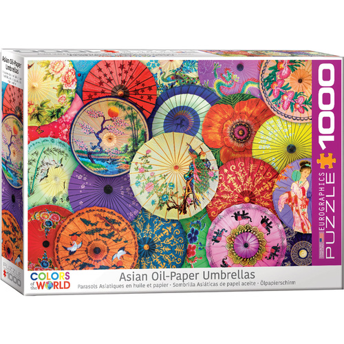 Eurographics - Asian Oil Paper Umbrellas Puzzle 1000pc