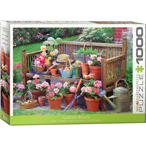 Eurographics - Garden Bench Puzzle 1000pc