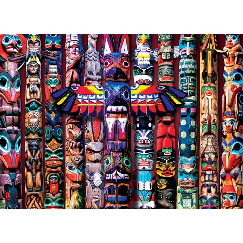 Eurographics - Canadian Totem Poles Puzzle 1000pc