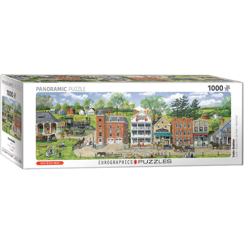 Eurographics - Train Station Panorama Puzzle 1000pc