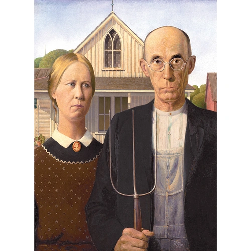 Eurographics - American Gothic Puzzle 1000pc