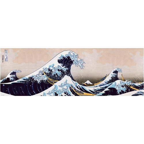 Eurographics - Great Wave Off Kanagawa Panoramic Puzzle 1000pc