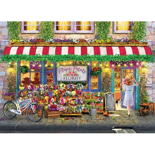 Eurographics - Plush Petals Flower Shop Puzzle 1000pc