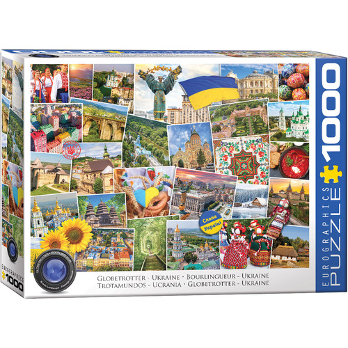 Eurographics - Ukraine Globetrotter Puzzle 1000pc