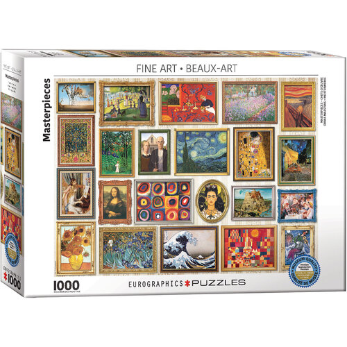 Eurographics - Masterpieces Collage Puzzle 1000pc