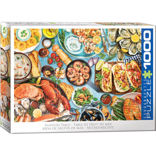 Eurographics - Seafood Table Puzzle 1000pc