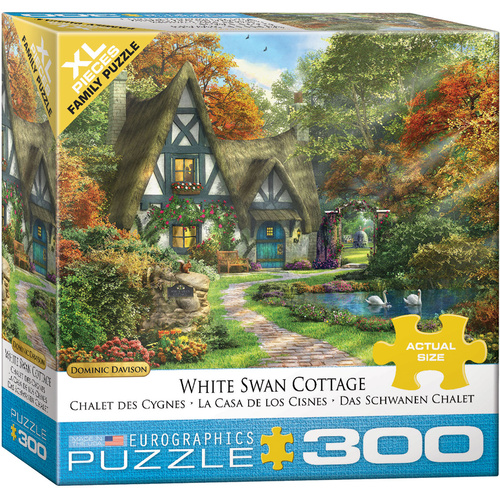 Eurographics - White Swan Cottage Large Piece Puzzle 300pc