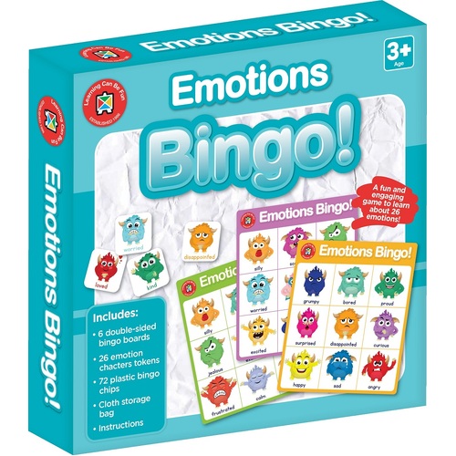 Learning Can Be Fun - Emotions Bingo