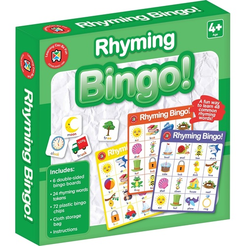 Learning Can Be Fun - Rhyming Words Bingo