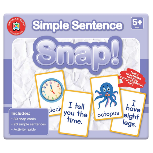 Learning Can Be Fun - Simple Sentence Snap