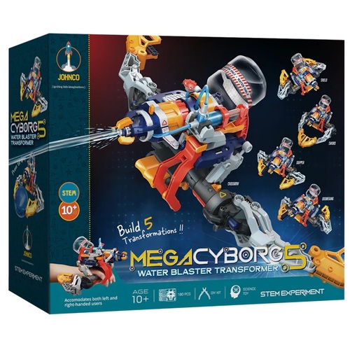 Johnco - Mega Cyborg 5 - Water Blaster Transformer